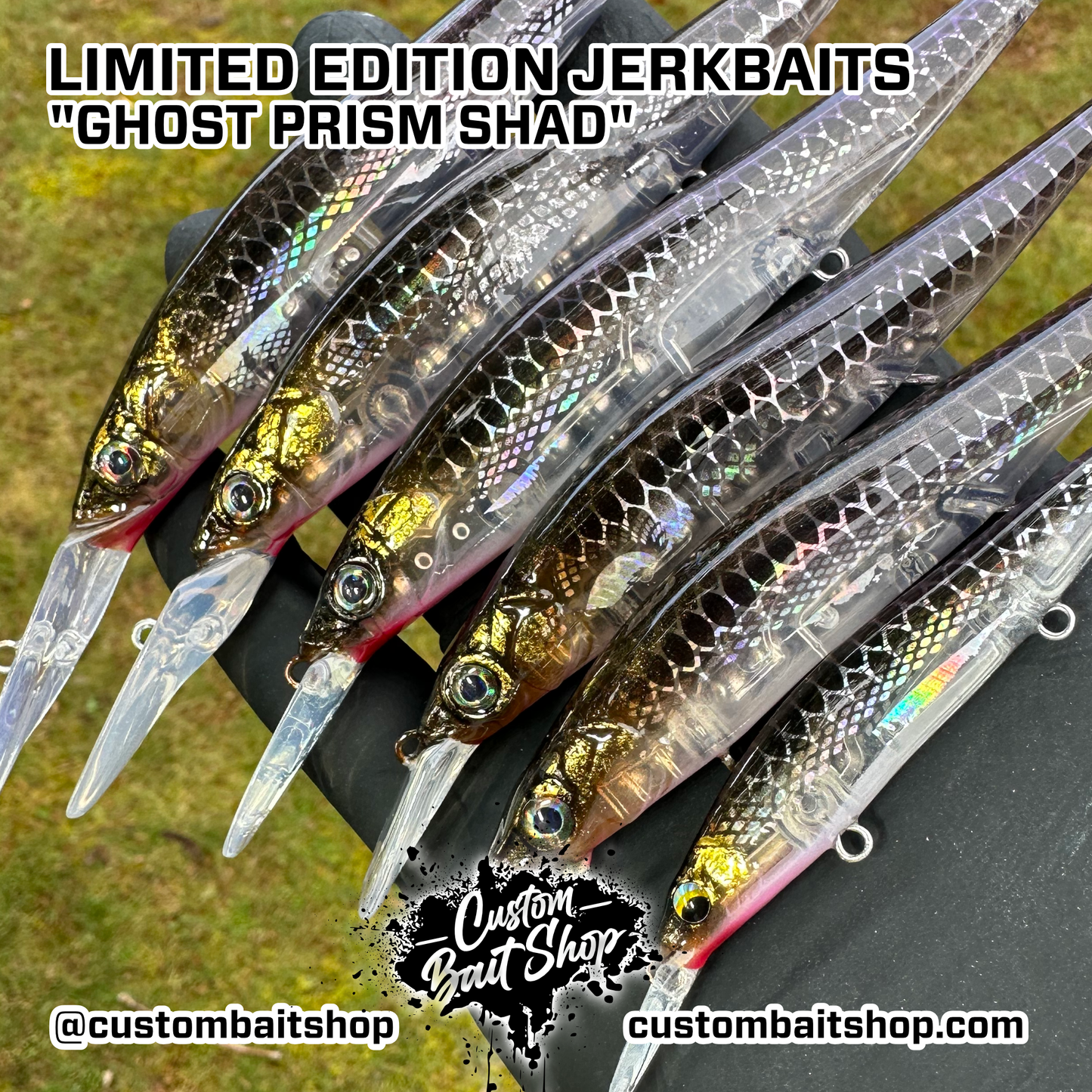 Ghost Prism Shad - LE Jerkbaits (Sale)
