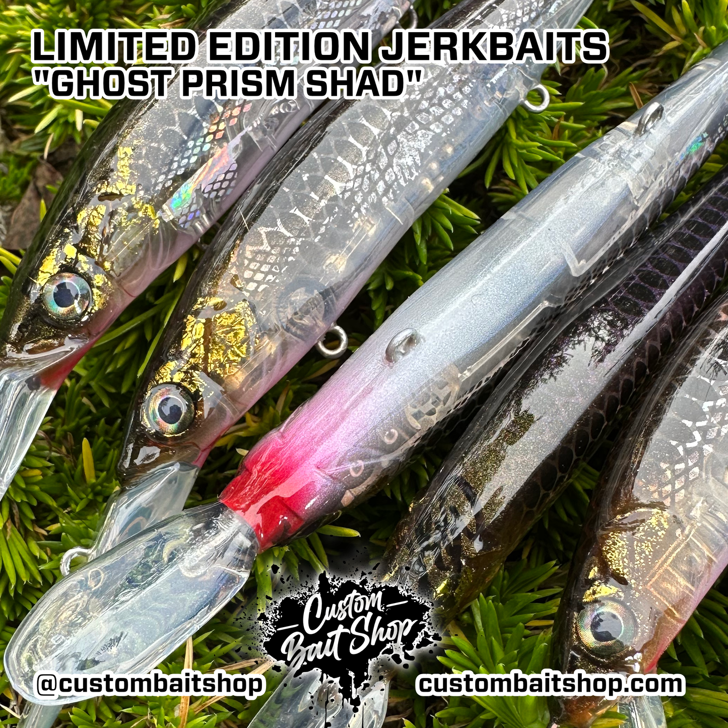 Ghost Prism Shad - LE Jerkbaits (Sale)