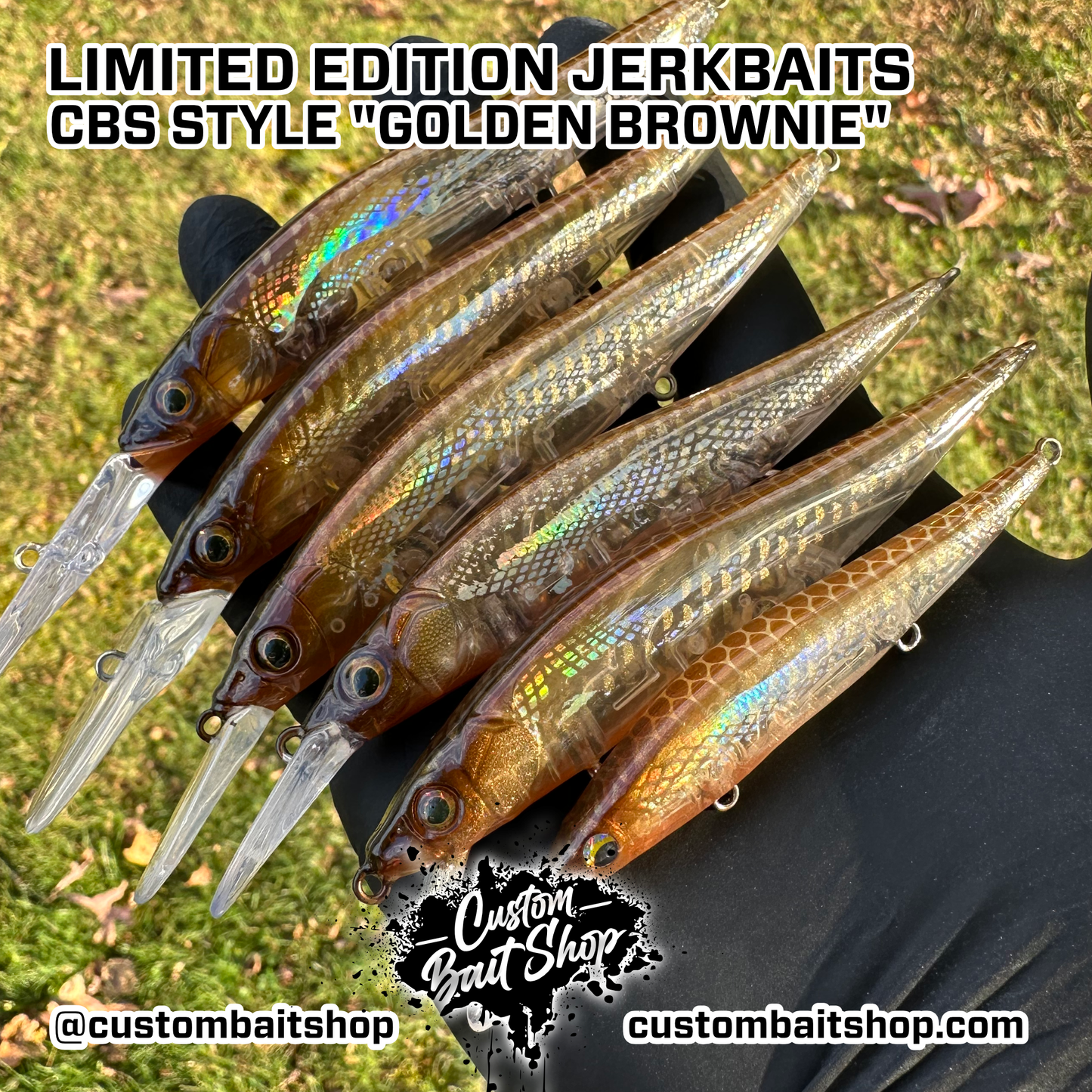 Golden Brownie - LE Jerkbaits (Sale)