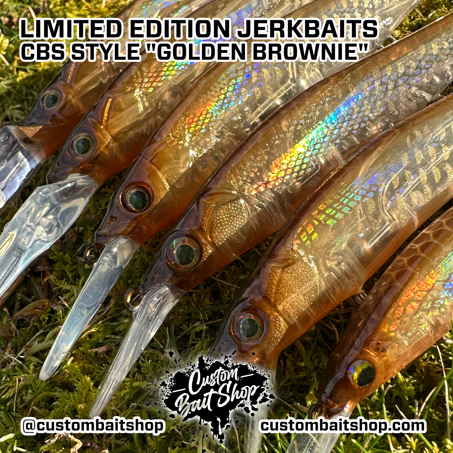 Golden Brownie - LE Jerkbaits (Sale)