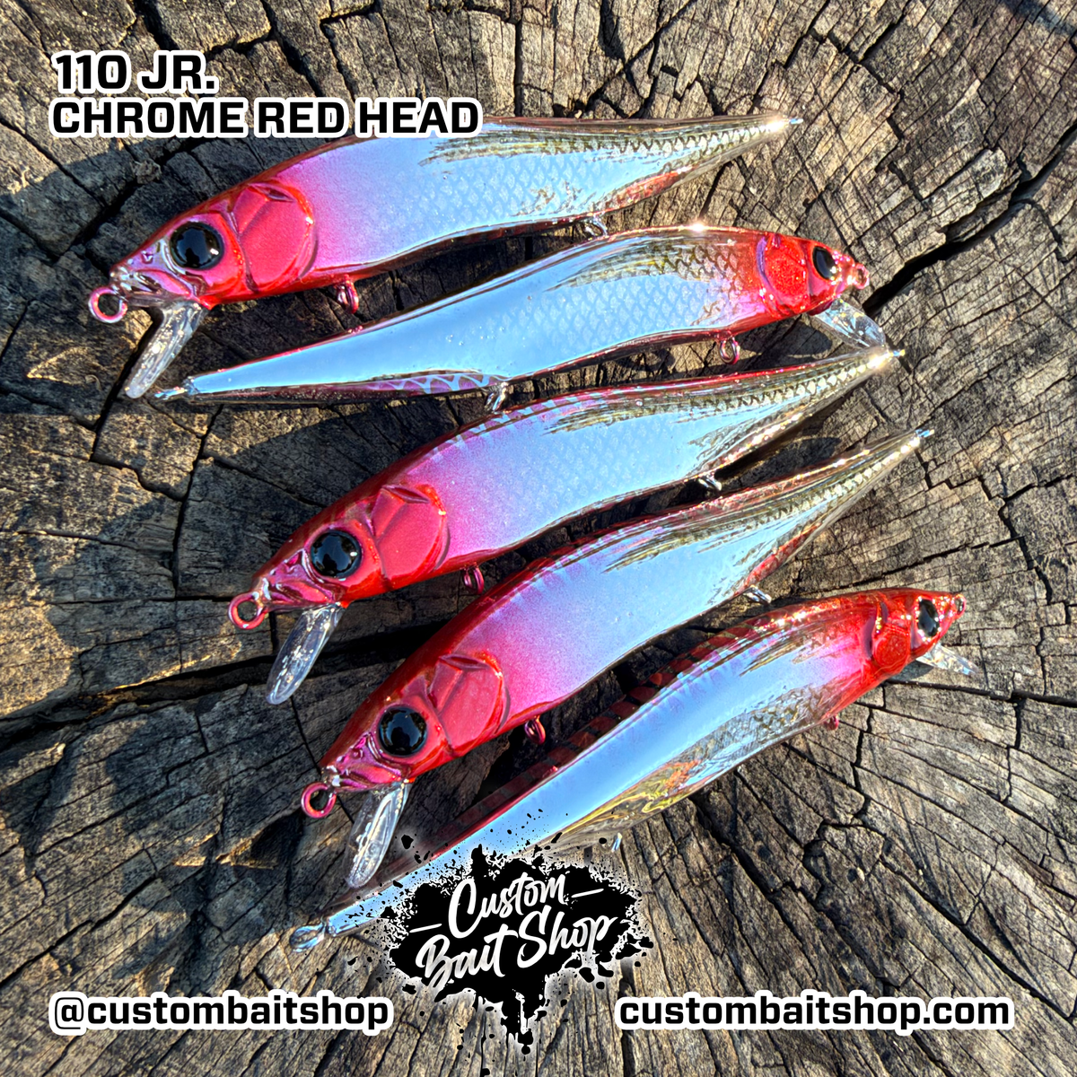 Chrome Red Head - Jerkbaits (Drop)