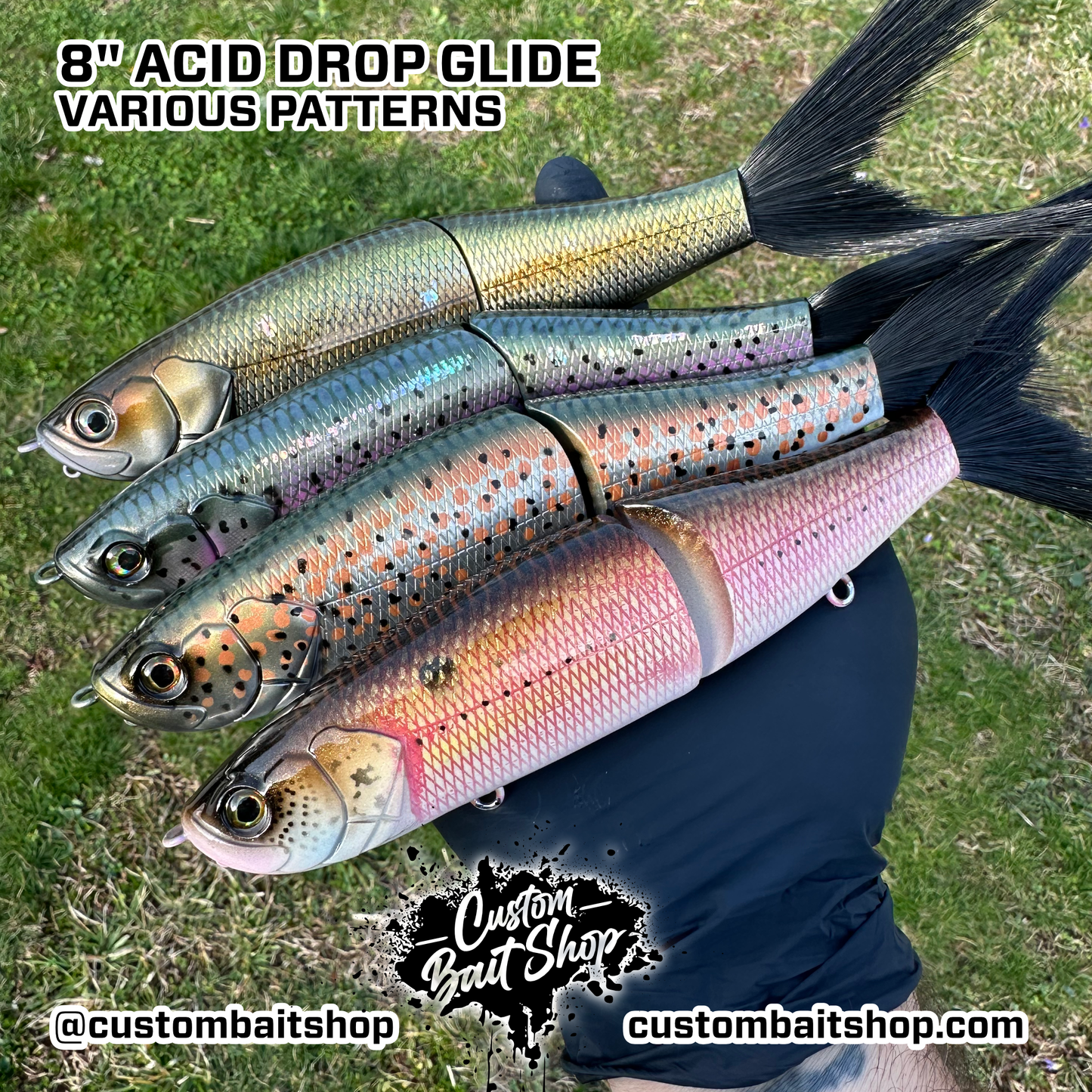 8" Acid Drop - Glide Bait (Sale)