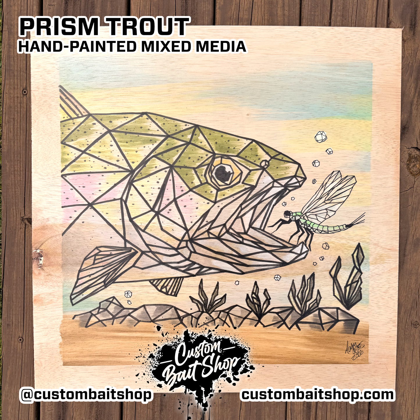 Prism Trout Painting