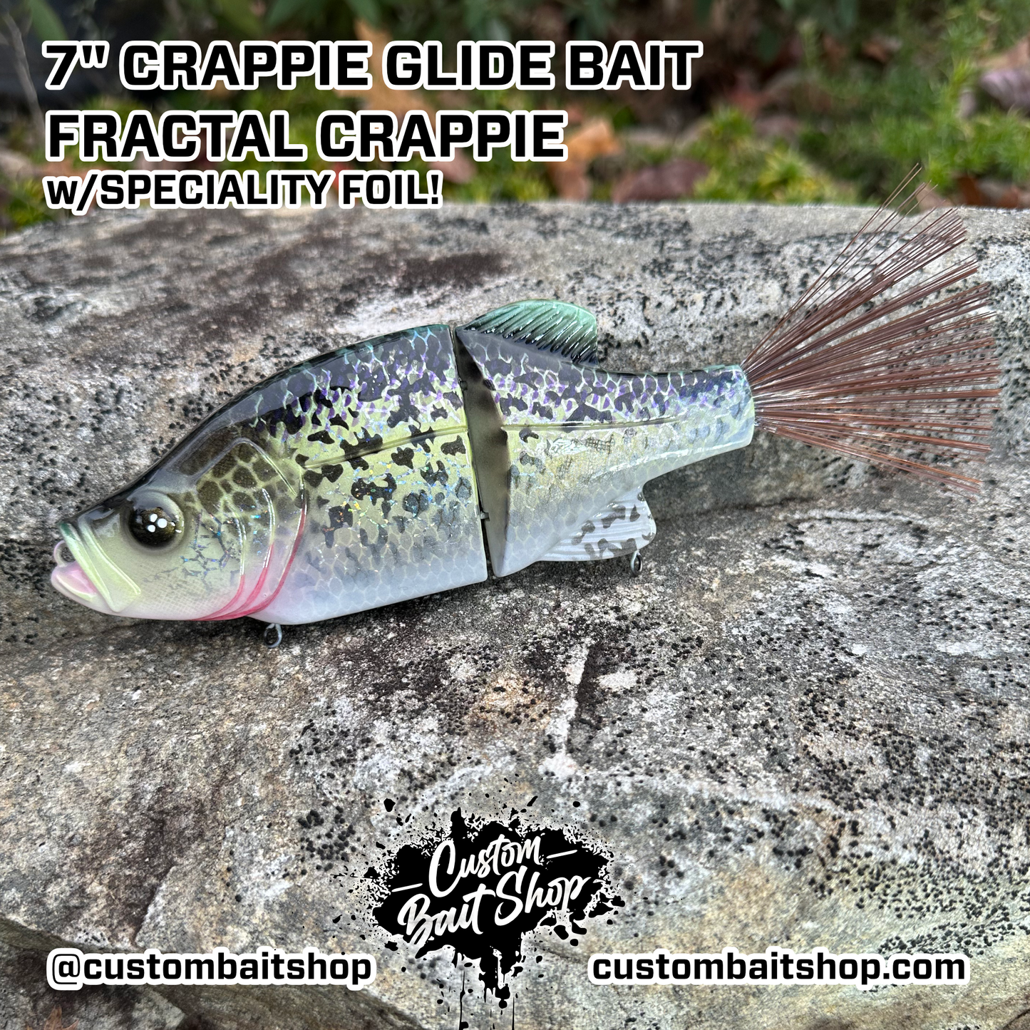 7" Crappie Glide Bait (Sale)
