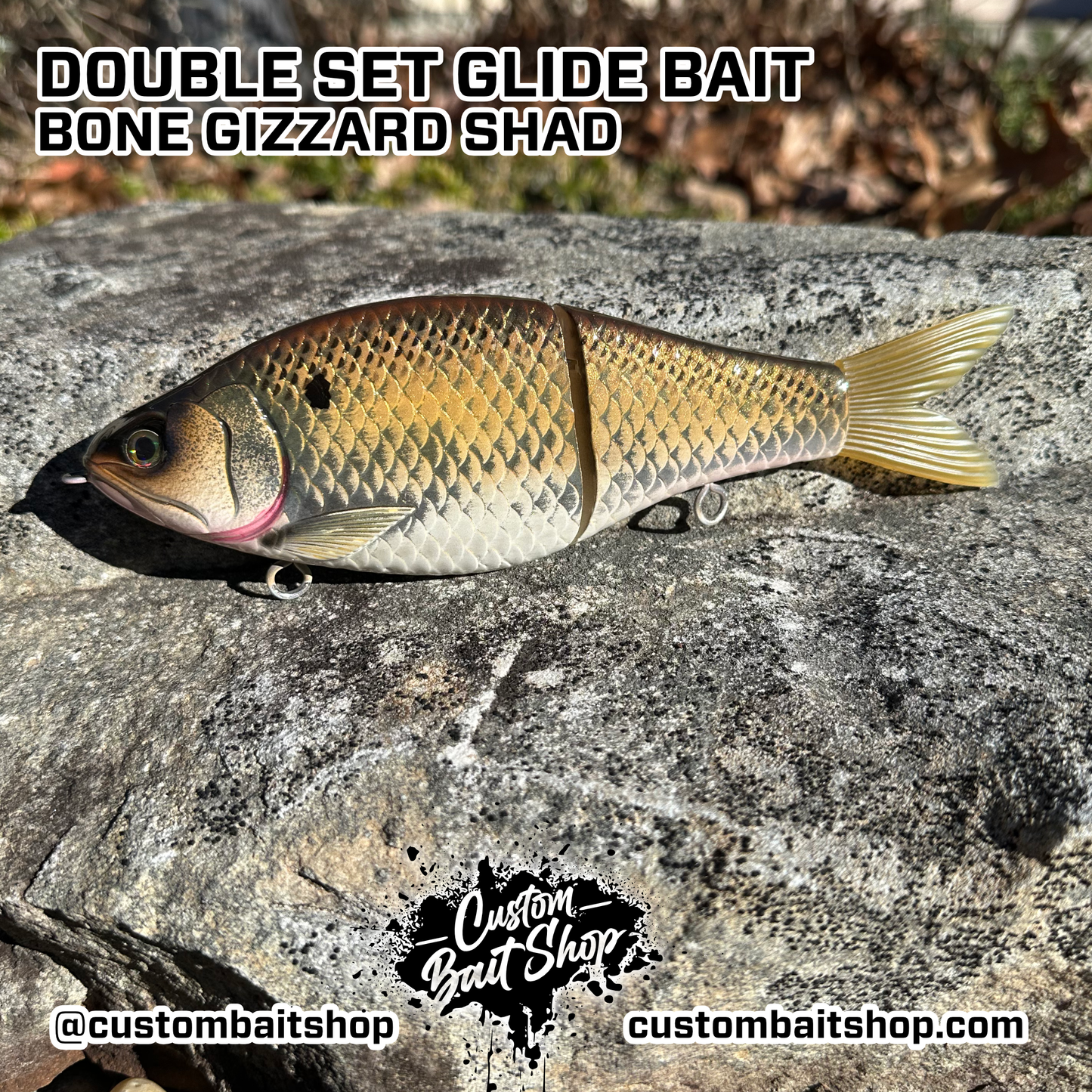 8" Double Set Glide Bait