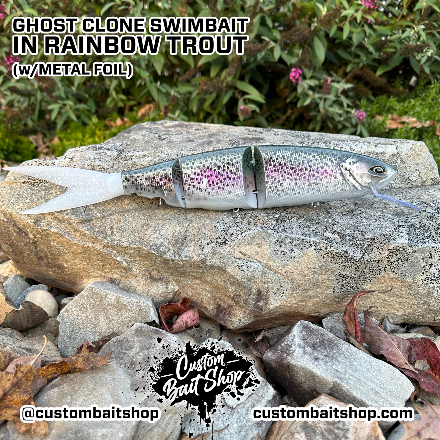 13" DRT Ghost Swim Bait Clone