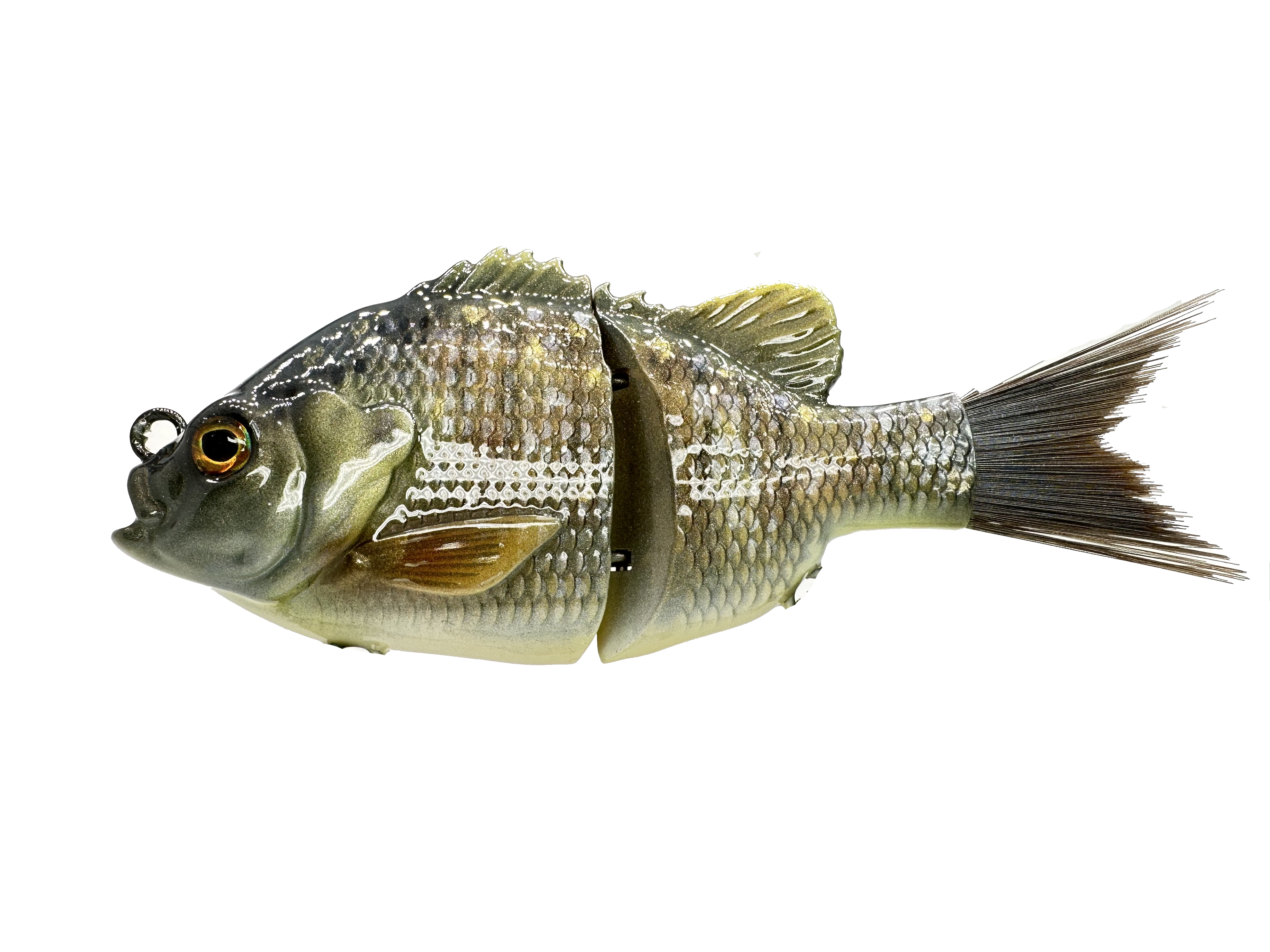 bluegill shaped fishing lures Fin-SANITY Lineup Tackling The Water 4 / Chartreuse Gill cl8bait bluegill and crappie swimbait