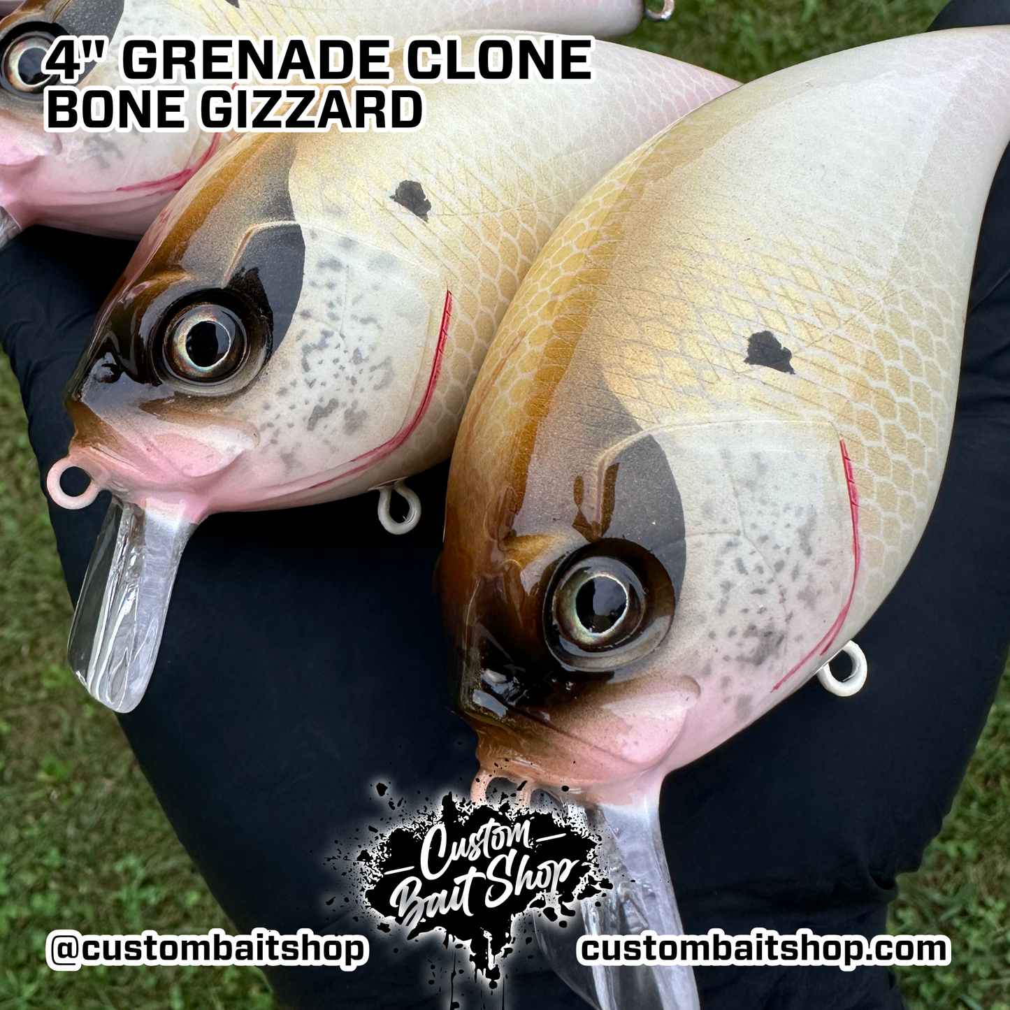 4" Grenade Clone - Bone (Sale)