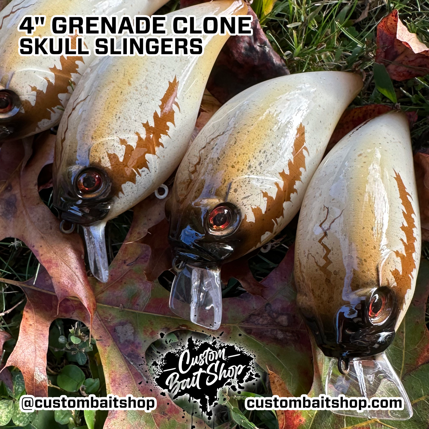 4" Grenade Clone - Skull Slinger (Sale)