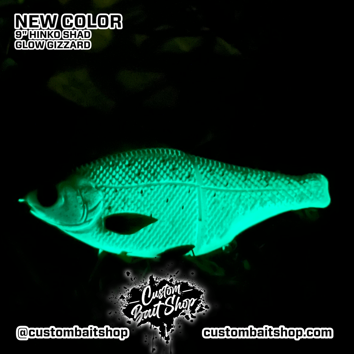 9" Hinko Shad - Special Patterns