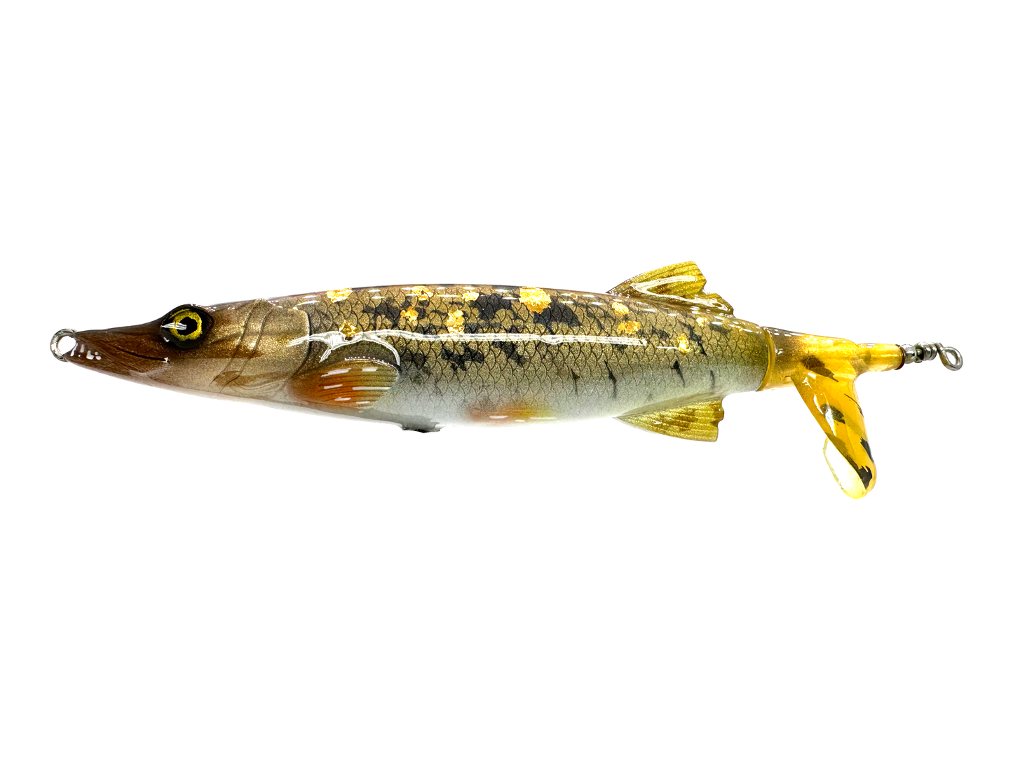 Custom 4" Gar, Pike, Muskie Plopper