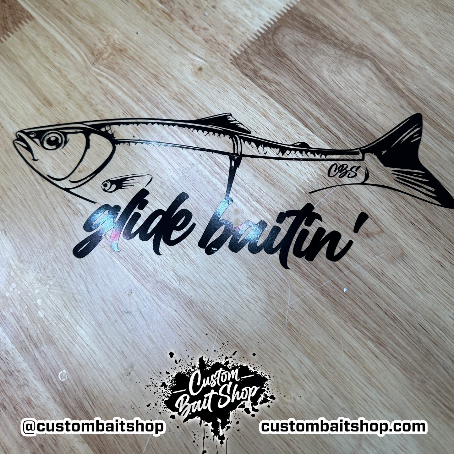 Baitin' Stickers