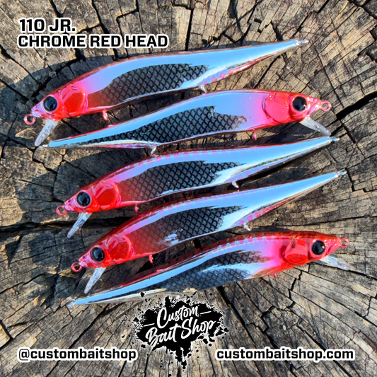 Chrome Red Head - Jerkbaits (Drop)