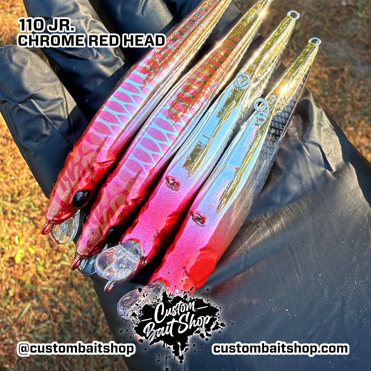 Chrome Red Head - Jerkbaits (Drop)
