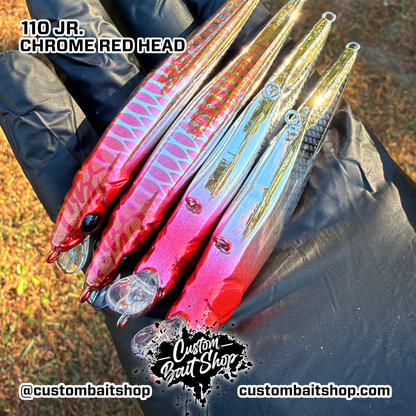 Chrome Red Head - Jerkbaits (Drop)