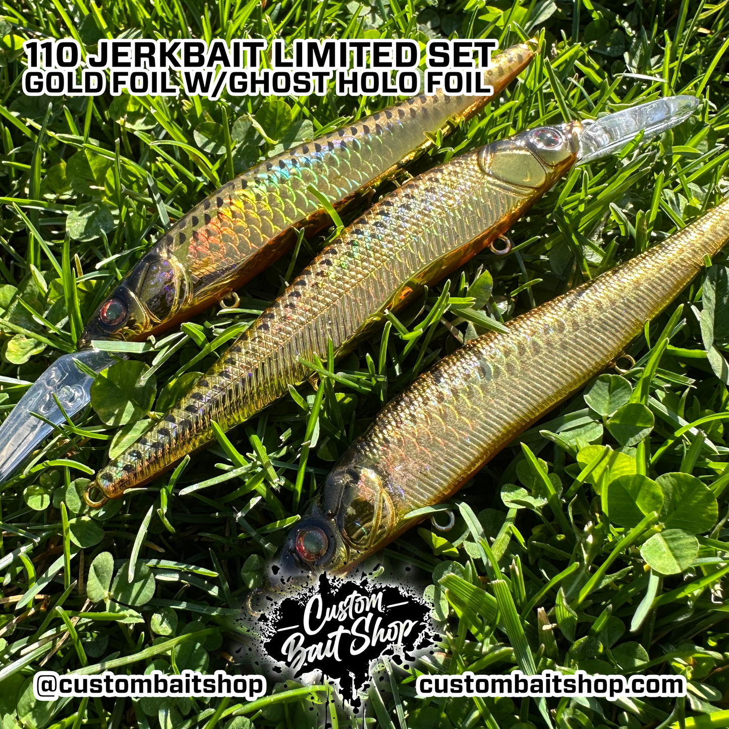 Duo Foil Gold Jerkbaits - L.E. Jerkbaits (Sale)