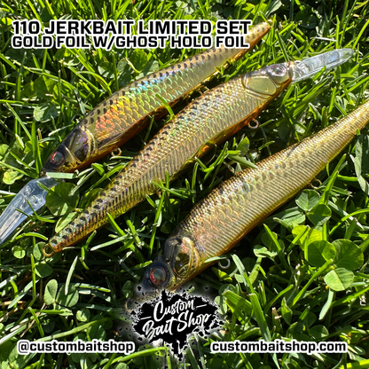 Duo Foil Gold Jerkbaits - L.E. Jerkbaits (Sale)