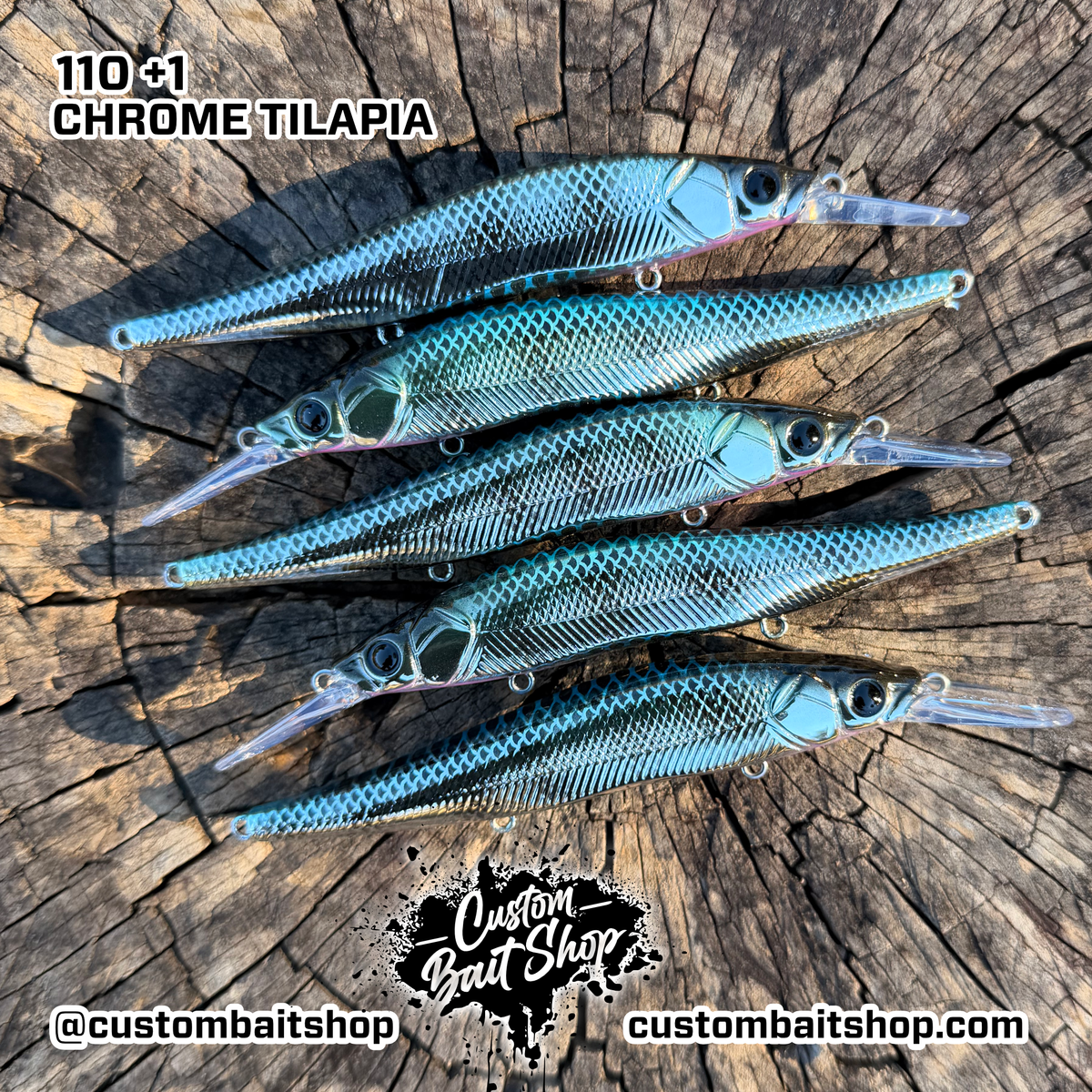 Chrome Tilapia - Jerkbaits (Drop)