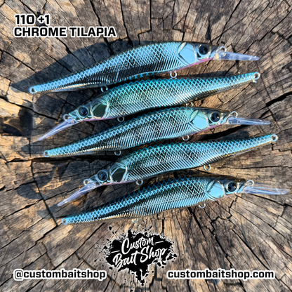 Chrome Tilapia - Jerkbaits (Drop)