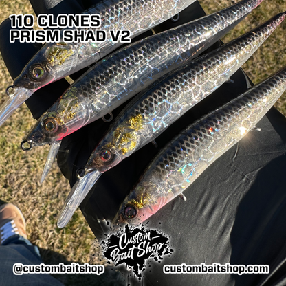 Ghost Prism Shad v2- LE Jerkbaits (Sale)