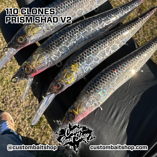 Ghost Prism Shad v2- LE Jerkbaits (Sale)