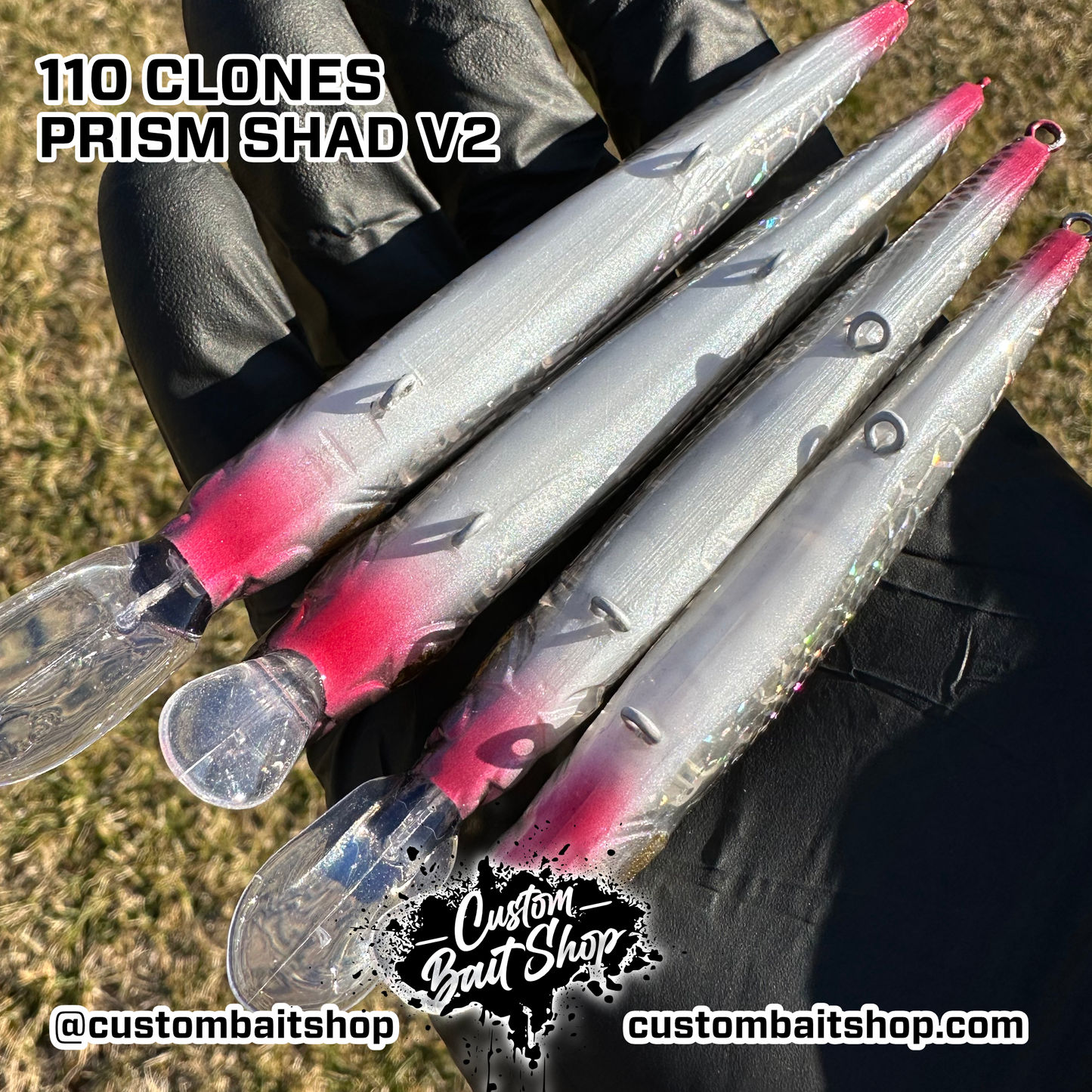 Ghost Prism Shad v2- LE Jerkbaits (Sale)