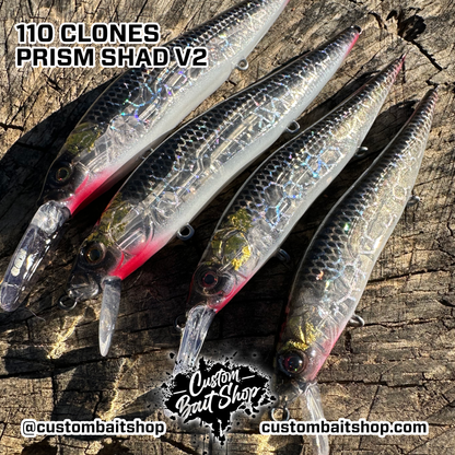 Ghost Prism Shad v2- LE Jerkbaits (Sale)