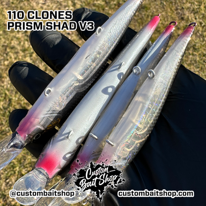 Ghost Prism Shad v3- LE Jerkbaits (Sale)