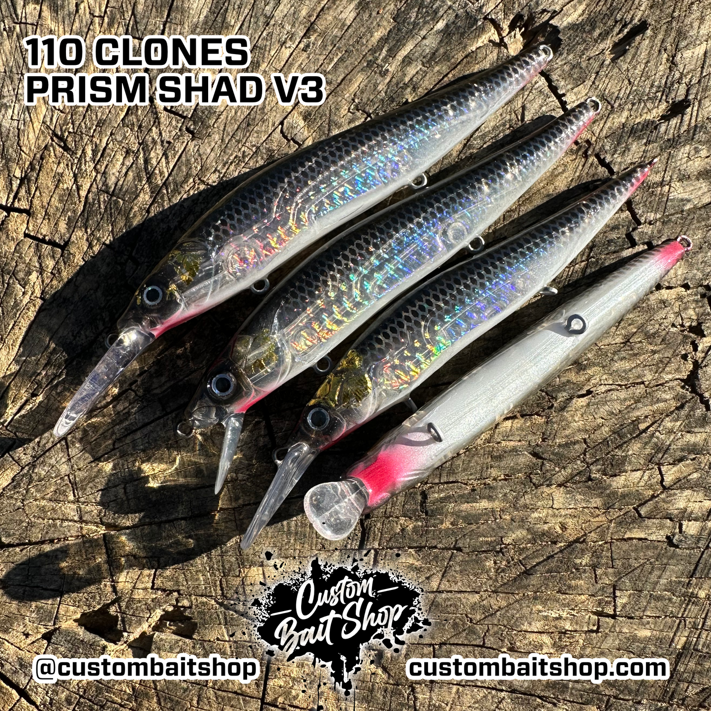 Ghost Prism Shad v3- LE Jerkbaits (Sale)