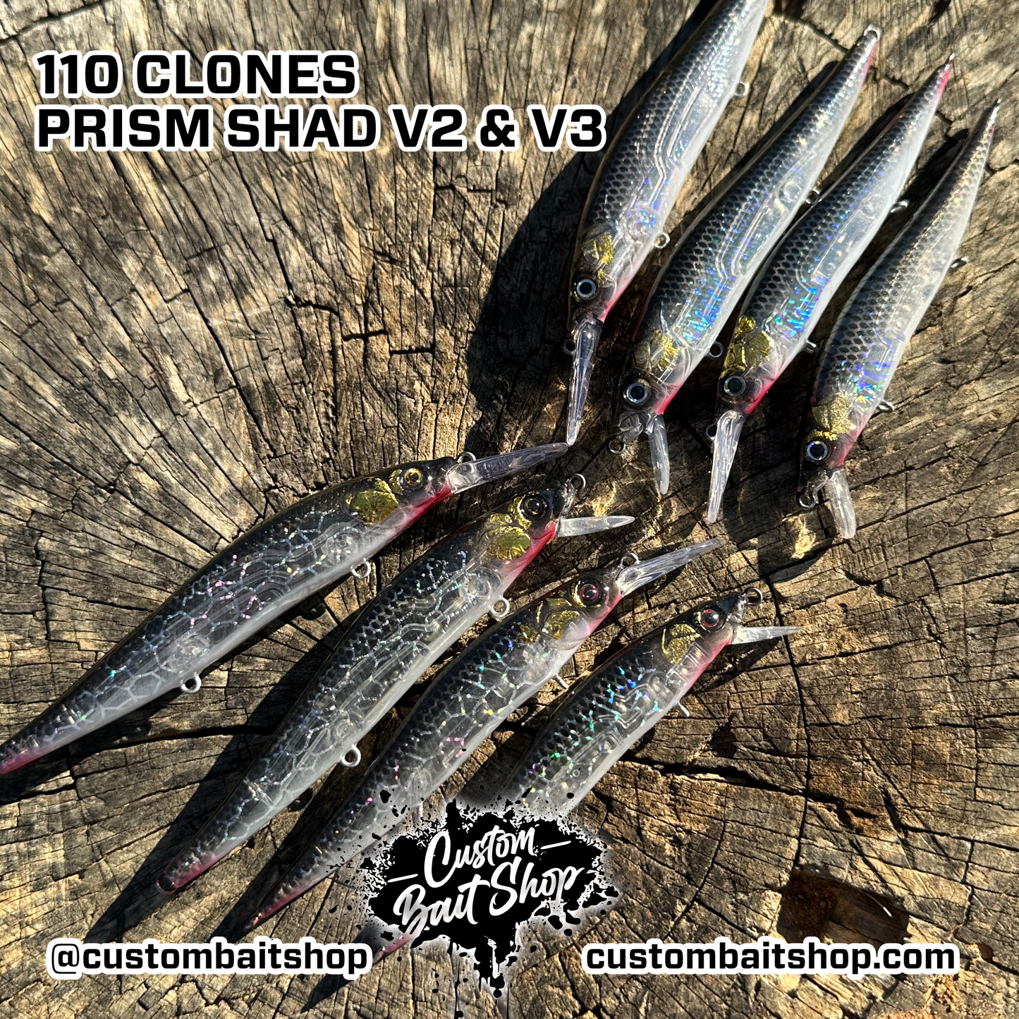 Ghost Prism Shad v3- LE Jerkbaits (Sale)