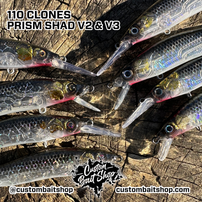 Ghost Prism Shad v2- LE Jerkbaits (Sale)