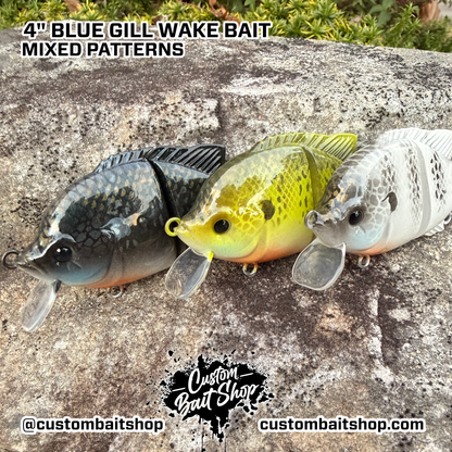 4" Blue Gill Wake Bait (Drop)