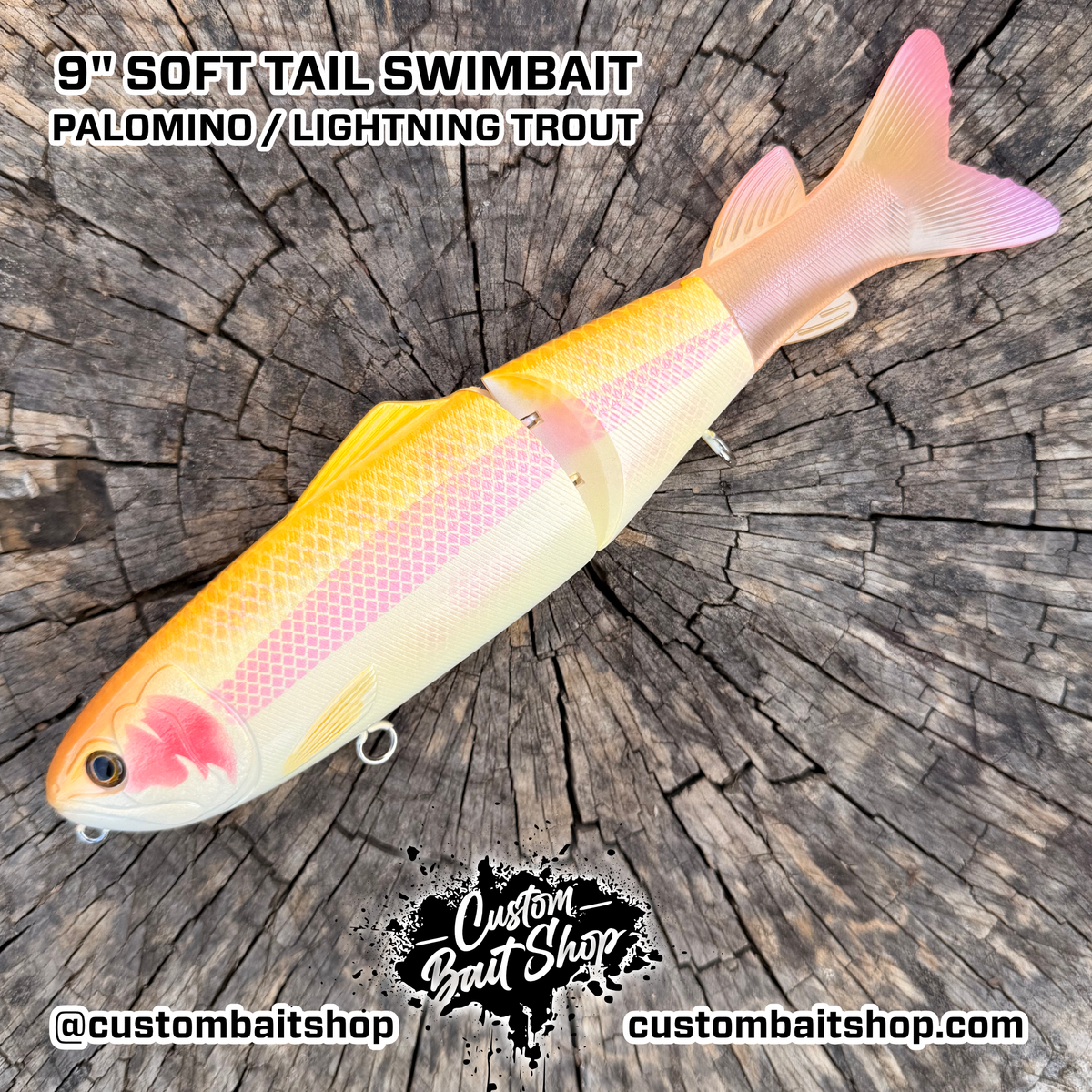 9" Soft Tail Swimbait (Drop)