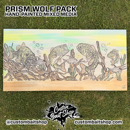 Prism Wolf Pack Painting