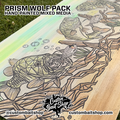 Prism Wolf Pack Painting