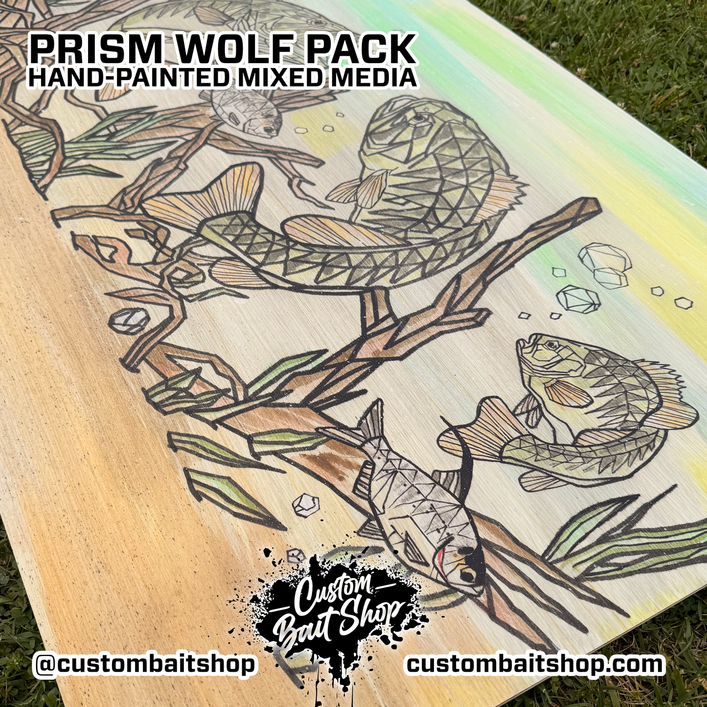 Prism Wolf Pack Painting