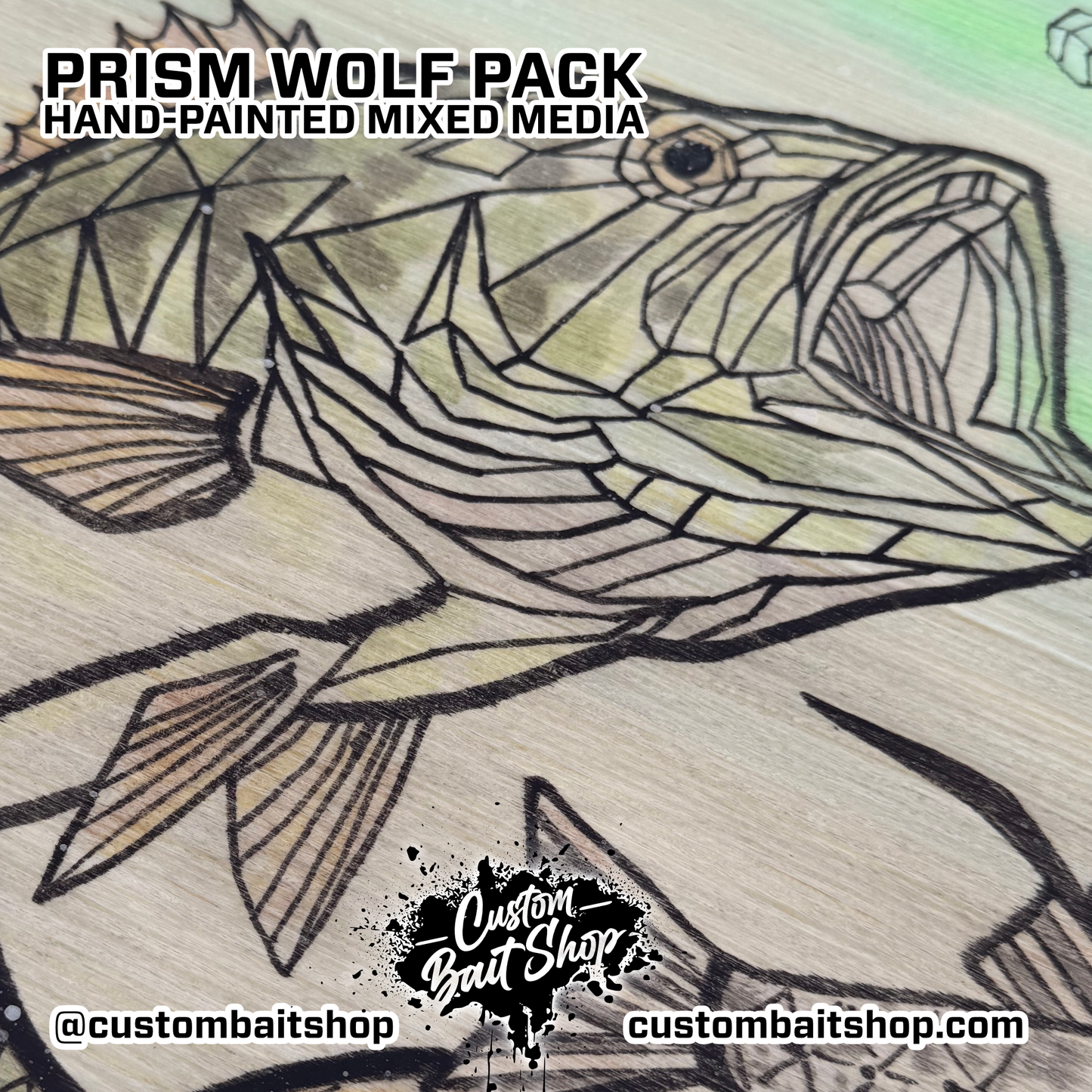 Prism Wolf Pack Painting