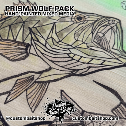 Prism Wolf Pack Painting