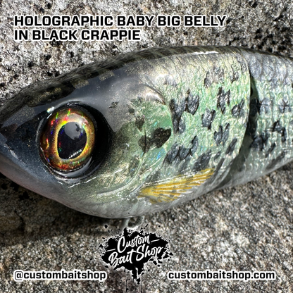 5" Wee Shad Micro Glide - Holographic Series