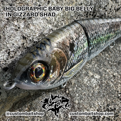 5" Wee Shad Micro Glide - Holographic Series