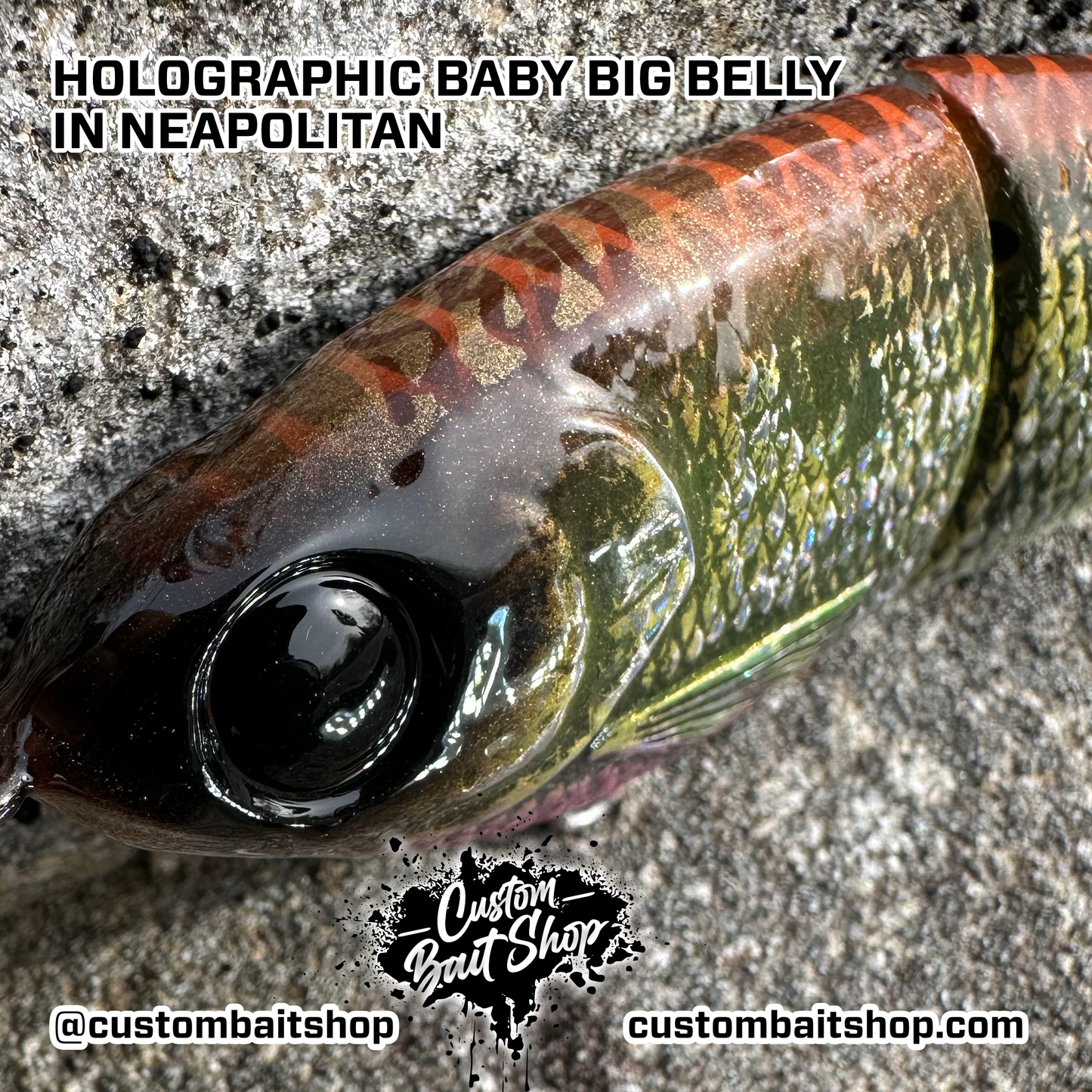 5" Wee Shad Micro Glide - Holographic Series