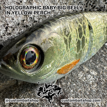 5" Wee Shad Micro Glide - Holographic Series