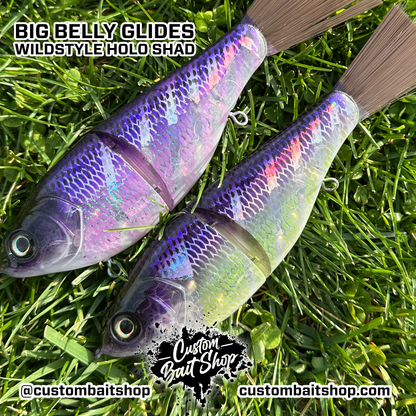 big fish custom lures Adam's Havok Team Rhino Outdoors LLC the BigMakk consistently draws explosive strikes from fish looking to ambush prey on the surface 7" Big Belly Glide Bait