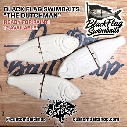 Black Flag Swimbaits - Ready for Paint
