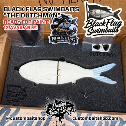 Black Flag Swimbaits - Ready for Paint