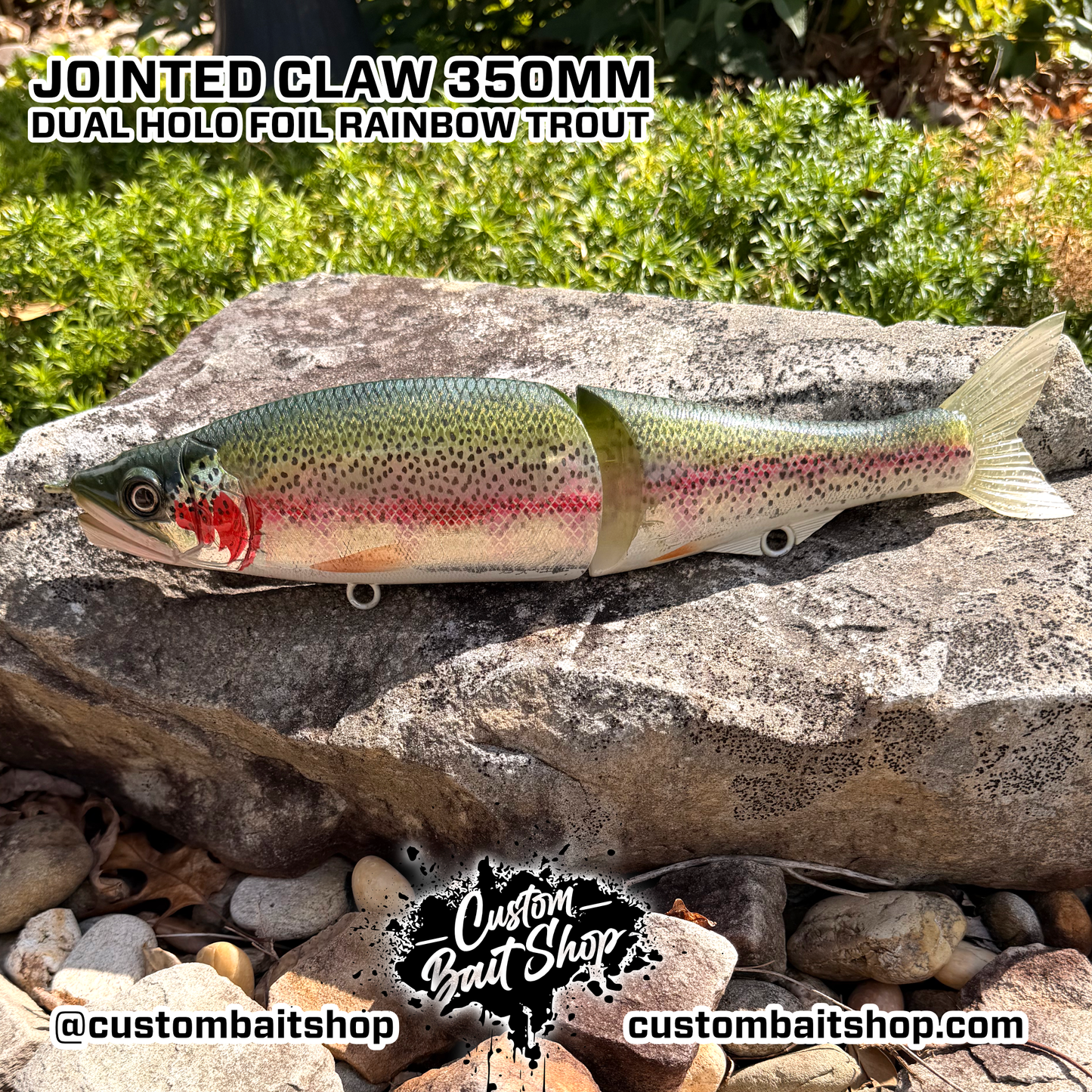Jointed Claw 350MM - Holo Rainbow Trout (Sale)