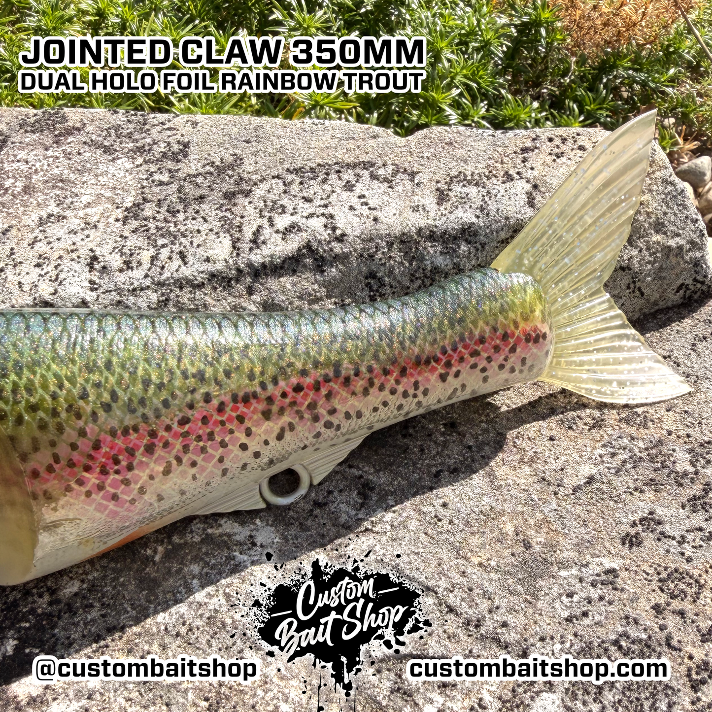 Jointed Claw 350MM - Holo Rainbow Trout (Sale)