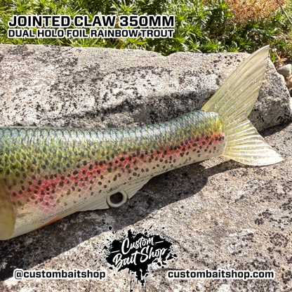 Jointed Claw 350MM - Holo Rainbow Trout (Sale)