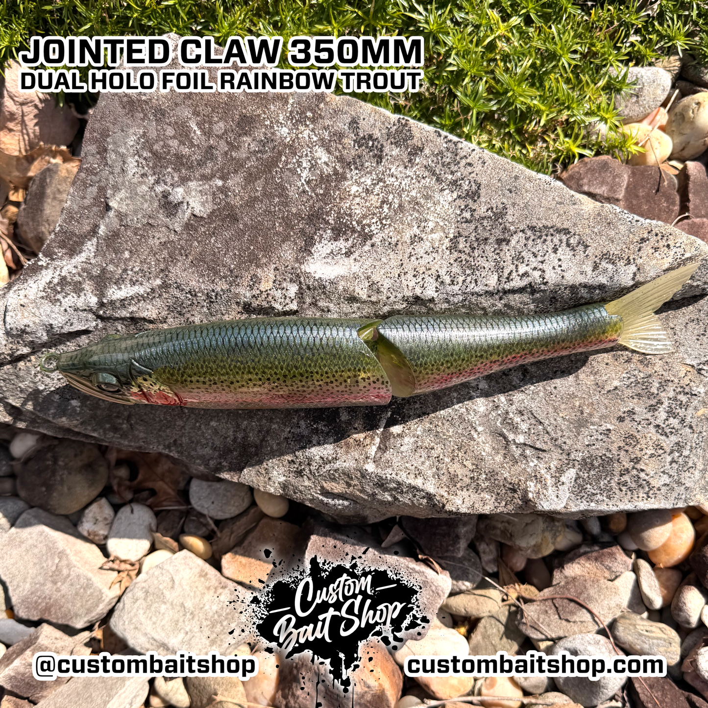Jointed Claw 350MM - Holo Rainbow Trout (Sale)