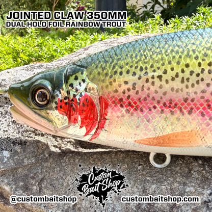 Jointed Claw 350MM - Holo Rainbow Trout (Sale)
